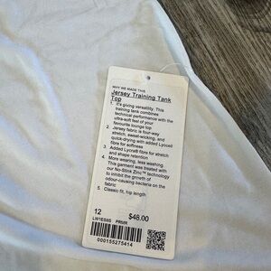 NEW with tags! Lululemon Jersey Training Tank Top
Primer sz 12